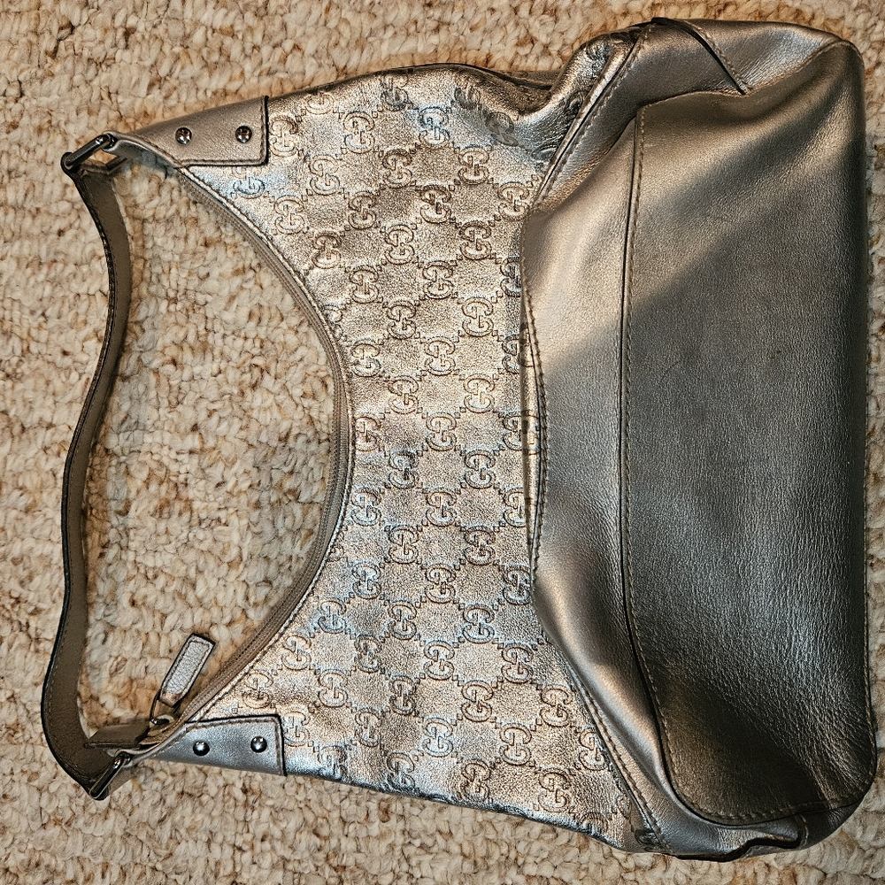 Gucci Silver Hobo Bag - Picture 3 of 13